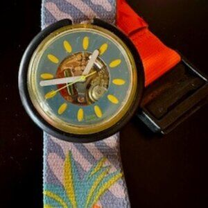 Vintage Pop Swatch "Pina Colada" 1990 - EVC RARE!
